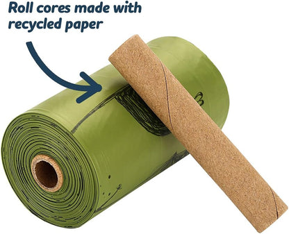 Ley’S Dog Poop Bags 135 Count (9 Rolls), Unscented Extra Thick Dog Waste Bags, 100% Leak Proof & Tear Resistant Doggie Bags with Dispenser, Refill Rolls for Small Medium Large Dogs